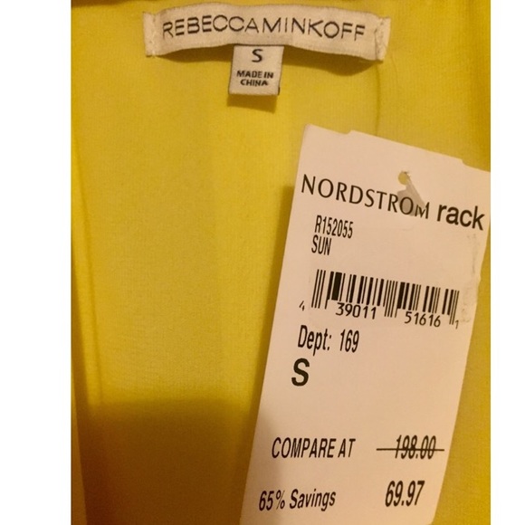 Rebecca Minkoff Yellow tank, size Small, Brand new - Picture 4 of 4